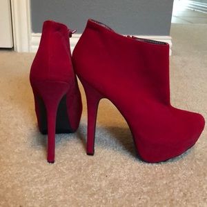 Dollhouse Shoes - Red boot heels Dollhouse Shoes - Red boot heels